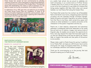 Marketing Copy - Poets House, Seasonal Events Calendar