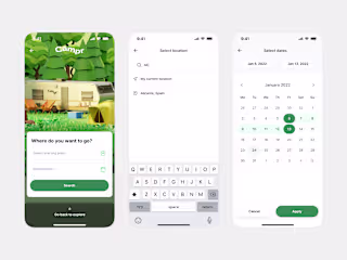 Product Design | RV & Caravan rental app