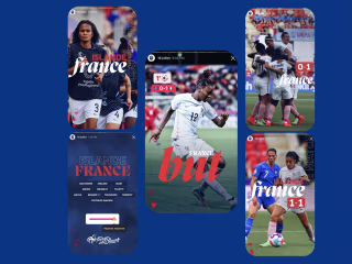 Social Media Manager French Football Feminine Instagram