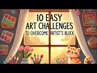 10 Easy Art Challenges to Break Out of an Art Block - YouTube