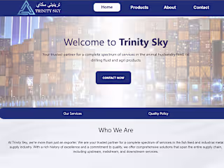Simple Site for Industrial Client using Tailwind CSS