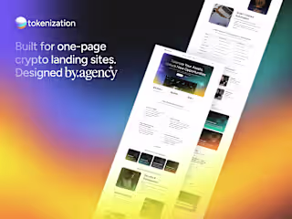 Tokenization - Technology Website Template