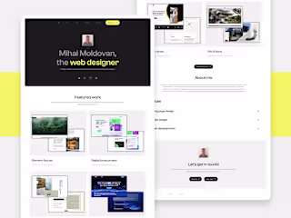 Personal Website: Figma & Framer