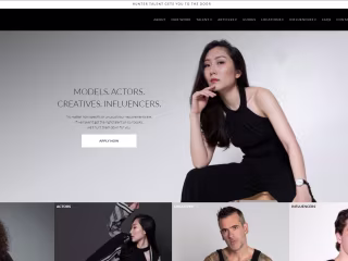 Wordpress Website for a Talent Agency