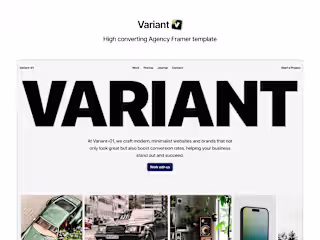 VARIANT - Web Design Agency 