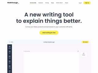 Walkthrough - actionable documentation