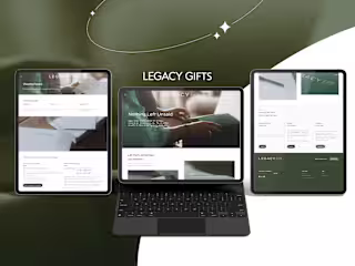 LegacyGifts.com - Webflow Development