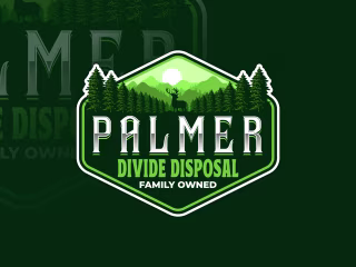 Vintage Stylish Emblem Logo for Palmer Divide Disposal :: Behan…
