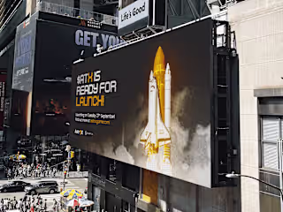 AstroX Billboard Campaign & Social Graphics
