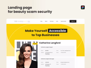Landing page