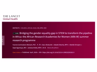 Bridging the gender equality gap in STEM...