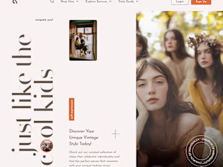 Just Like The Cool Kids - Framer Website Design