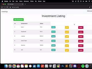 Django Investing list