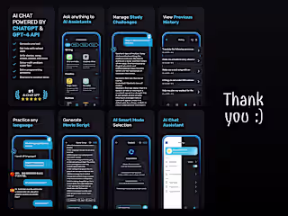 AI Chat App Store Screenshots