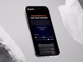 Seeker Landing Page Design