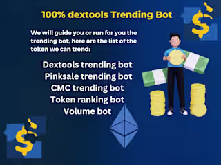 dextools trending bot, pinksale trending bot, volume bot