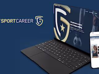 Creation of a Webflow website for a sport management agency