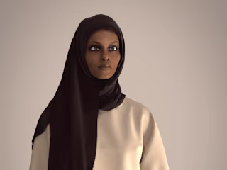 Hijab In Digital Fashion Using Clo3d