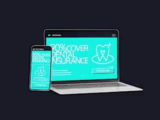 Dental Insurance Landing page web design Logo, Branding :: Beha…