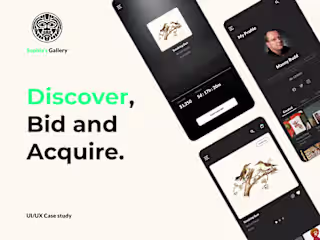 Sophia's Gallery - Art Auction App