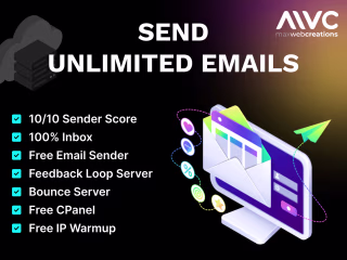 Setup to send unlimited emails for marketing