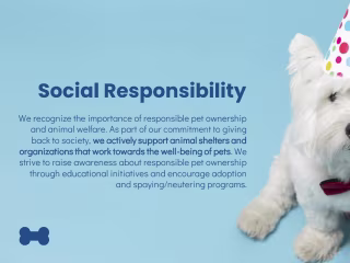 Company Profile for Pet Food Company