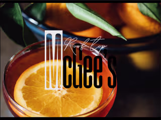 McGee's restaurant branding by Margaux. 