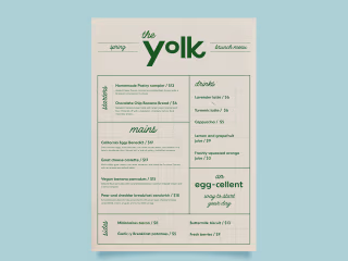 The Yolk Brand Identity