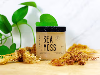 Sea Moss & More Organics: Website & Product Photography: 