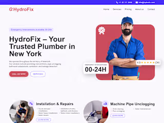 Plumbing agency website