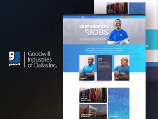 Goodwill Dallas Website Design
