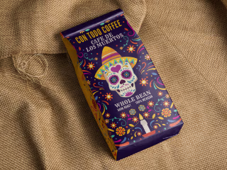 "Cafe de los Muertos" Mexican Coffee Packaging Design