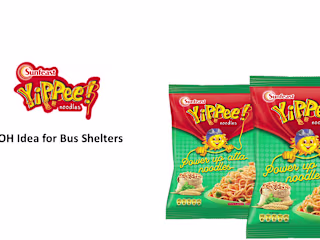 OOH: YiPPee! Power Up Atta Noodles