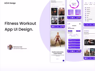 Fitness Mobile App Design 