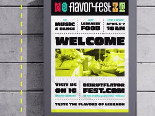 Brand Identity Design and Package Design - Flavor Fest