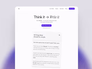 Woosh App Website Redesign