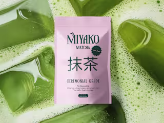 Miyako Matcha Brand Identity and Packaging Design