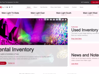 An Apple&Amazon Inspired Website experience for Staging Lights