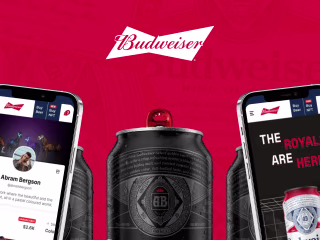 Designed an NFT marketplace for Budweiser 