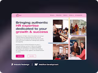 Website Redesign and Webflow Development for C4 Talent