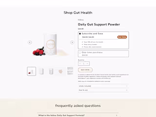 Holiss Product Page 