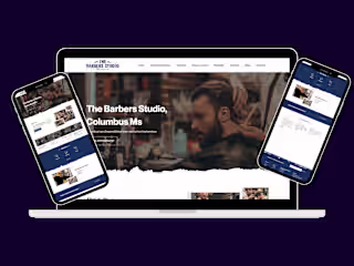 Wix Website Design_The Barber Studio Columbus MS
