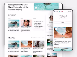 Lifestyle. Website / Blog Template for WordPress