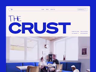 The Crust | Restaurant Landing Page