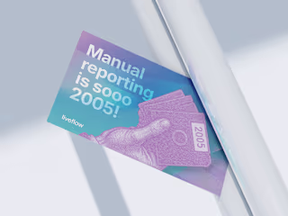 LiveFlow — Marketing Postcard Design