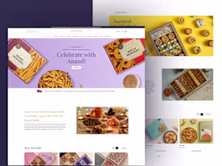 Anand Sweets
Elevating Online Delights to New Heights