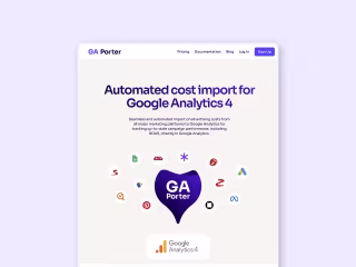 GA Porter Framer Landing Page