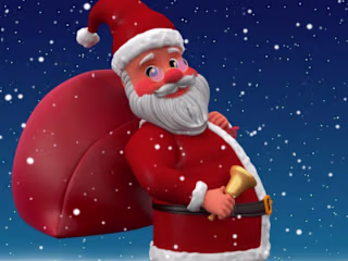 3d Christmas animation
