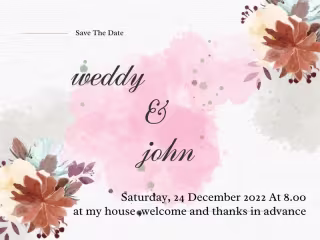 wedding invitation