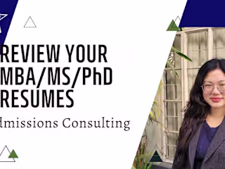 I will edit or write your resume for admissions application